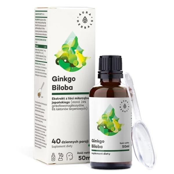 Aura Herbals Ginkgo Biloba Extrakt 50:1