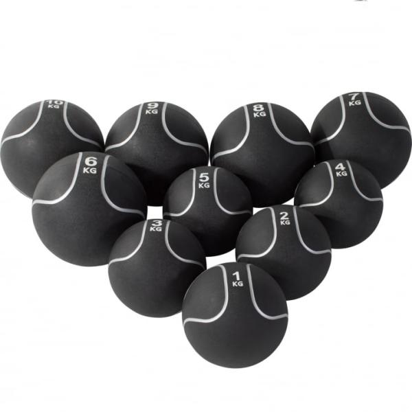 Medicinboll Svart/Silver