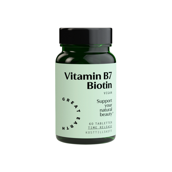 Great Earth Vitamin B7- Biotin 1000 mcg 60 tabletter