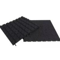 Gymgolv 30mm - 50x50cm Gummi Svart - Ny modell