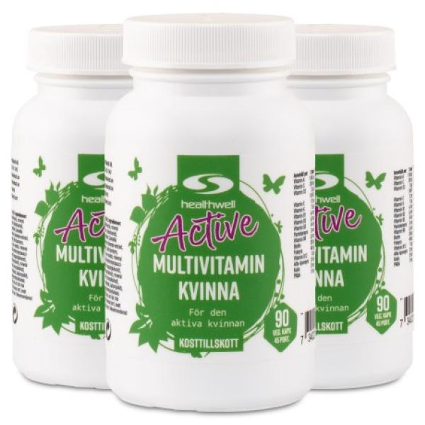 Healthwell Active Multivitamin Kvinna