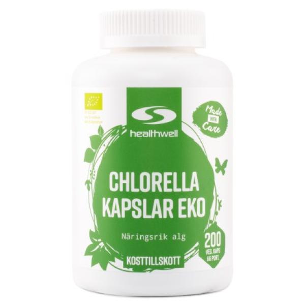 Healthwell Chlorella Kapslar EKO