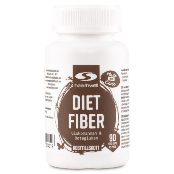 Healthwell Diet Fiber 90 kapslar