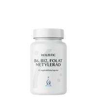 Holistic B6 B12 Folat Metylerad 60 kapslar
