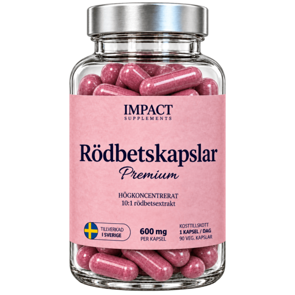 Impact Supplements Rödbetskapslar Premium