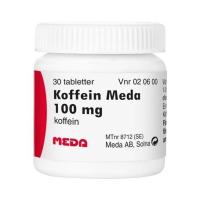 Koffein Meda Tablett 100 mg 30 st