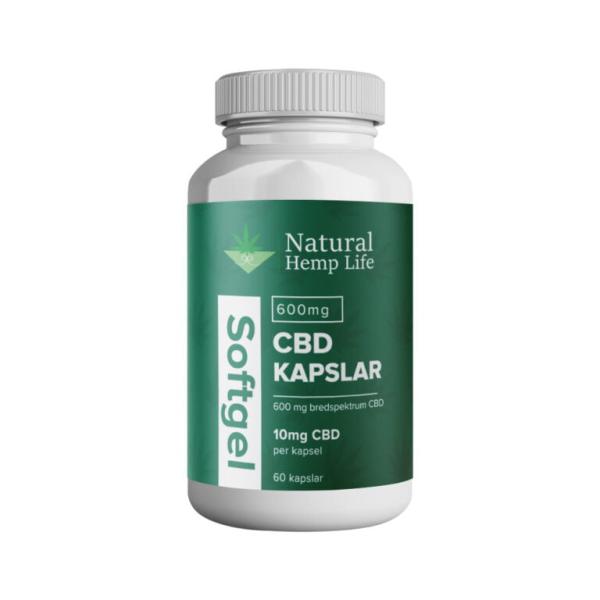 Natural Hemp Life CBD Kapslar 600 mg