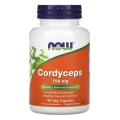 NOW Foods Cordyceps 750 mg, 90 kapslar