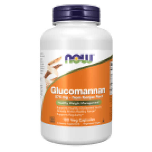 NOW Foods Glukomannan 575 mg, 180 kapslar