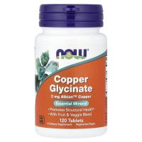 NOW Foods Kopparglycinat, 3 mg