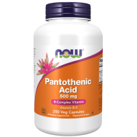 NOW Pantotensyra 500 mg 250 kapslar