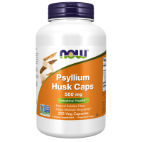 NOW Psyllium Husk Caps 500 mg, 200 kapslar