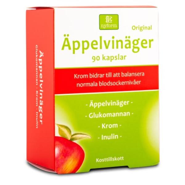 Nyform Äppelvinäger Krom