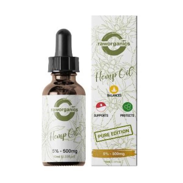 Raw Organics CBD-olja 5%