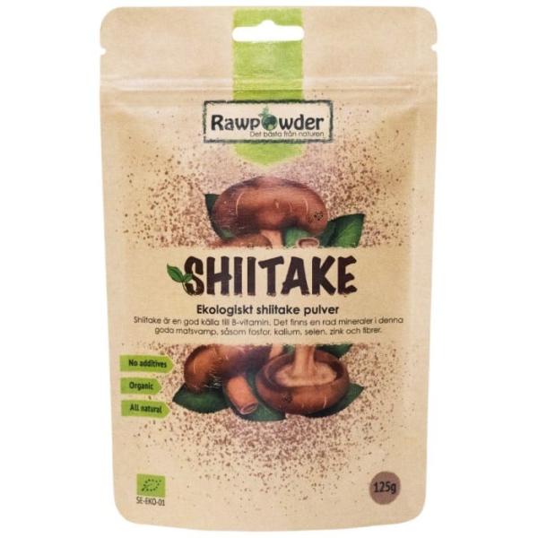 RawPowder Shiitake-pulver EKO