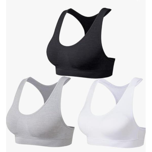 SEGRILA Racerback Sport-BH Dam 3-pack