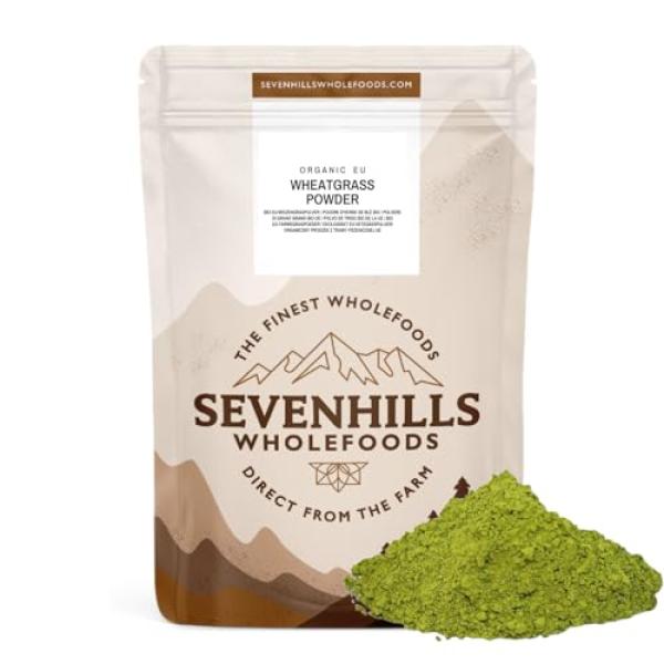 Sevenhills Wholefoods Ekologiskt Vetegräspulver EU 500 g