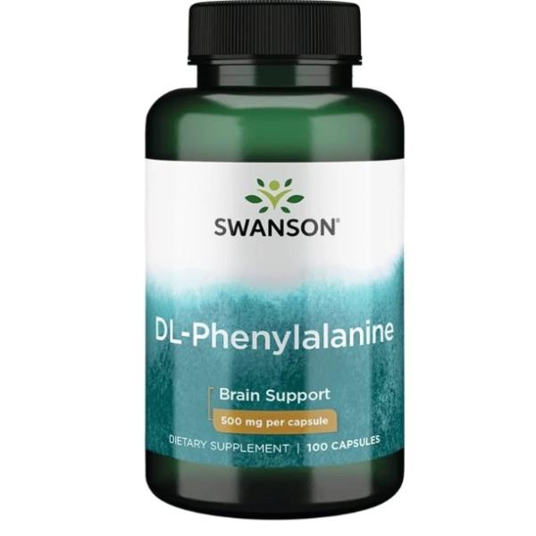 Swanson DL-Fenylalanin, 500 mg