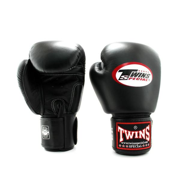 TWINS: BOXNINGSHANDSKAR I SKINN BGVL-3 - SVART