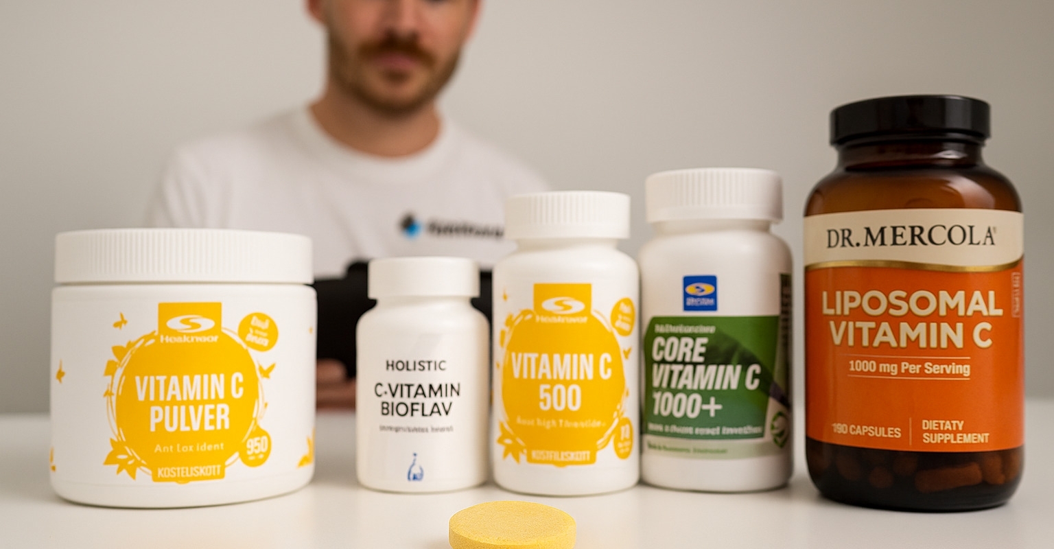 bild från testet av C-Vitamin