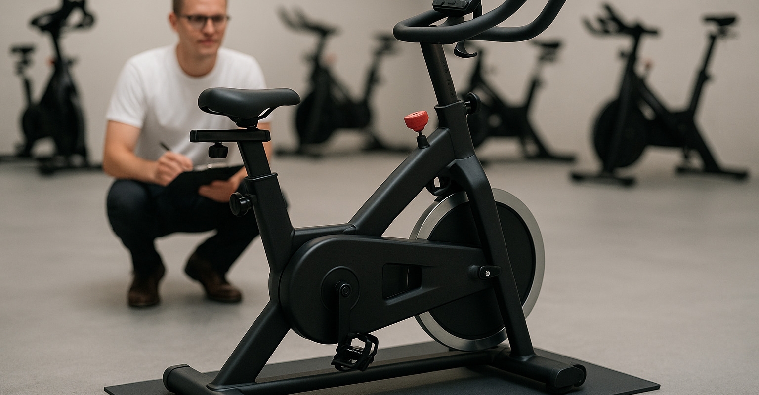 bild från testet av Motionscykel