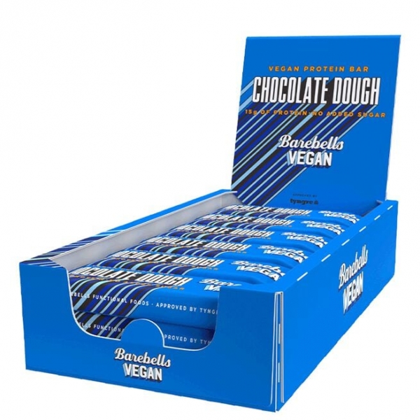 12 x Barebells Vegansk Proteinbar 55 g Fudge Brown