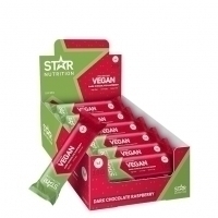 Star Nutrition 12 x Vegan Proteinbar 55 g                                                                     Raspberry Chocolate