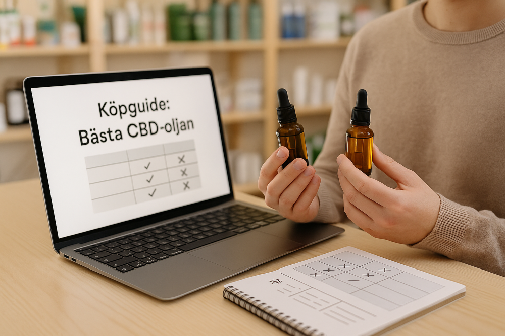 så hittar du bästa cbd olja
