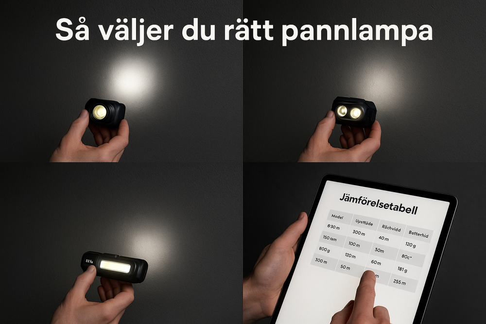 så hittar du bästa pannlampa för träning