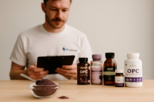 Bild från testet av Druvkärneextrakt