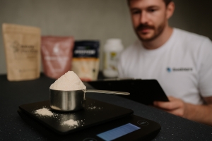 Bild från testet av Havreprotein