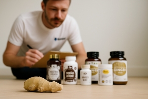 Bild från testet av Ingefära