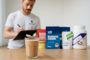 Bild från testet av Kasein