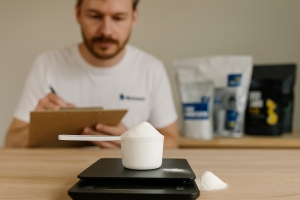 Bild från testet av Kolhydratspulver