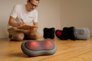 Bild från testet av Massagekudde