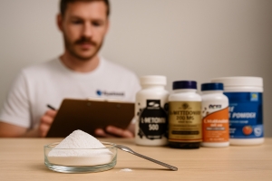 Bild från testet av Metionin