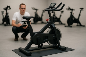 Bild från testet av Motionscykel