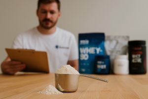 Bild från testet av Proteinpulver