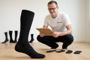 Bild från testet av Stödstrumpor