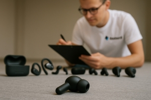 Bild från testet av Trådlösa in-ear hörlurar